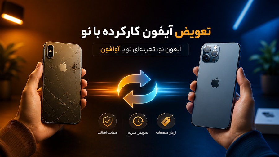 خرید و تعویض آیفون کارکرده با نو با بهترین شرایط نقد و اقساط،قیمت گوشی اپل دست دوم